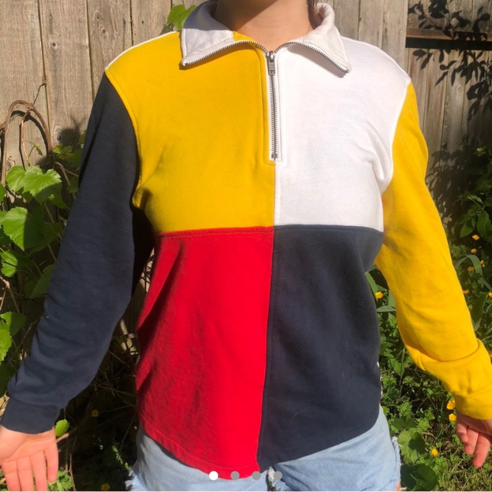 Primary Colorblock quarter zip 🌈🌈🌈
